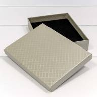 Коробка Прямоугольная 16*12*3,5 &quot;Ромбики&quot; Серый 1/12 1/120 Арт: 6121216/6 - Коробка Прямоугольная 16*12*3,5 "Ромбики" Серый 1/12 1/120 Арт: 6121216/6