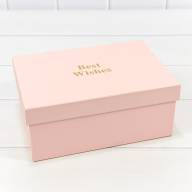 Коробки Прямоугольные Набор 1/3 22,5*16*9,5 "Best Wishes" Розовый 1/20 Арт: 721815/1 - Коробки Прямоугольные Набор 1/3 22,5*16*9,5 "Best Wishes" Розовый 1/20 Арт: 721815/1