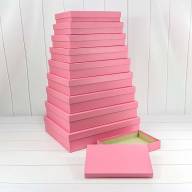 Коробки Прямоугольные Набор 1/10 46*36,5*10 Розовый 1/2 Арт: 721607/1532 - Коробки Прямоугольные Набор 1/10 46*36,5*10 Розовый 1/2 Арт: 721607/1532