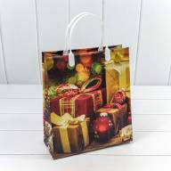 Пакет мягкий пластик Новогодний (ассортимент) 26*23*10 1/20 1/200 Арт: BAS-NY - Пакет мягкий пластик Новогодний (ассортимент) 26*23*10 1/20 1/200 Арт: BAS-NY