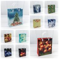 Пакет мягкий пластик Новогодний (ассортимент) 26*23*10 1/20 1/200 Арт: BAS-NY - Пакет мягкий пластик Новогодний (ассортимент) 26*23*10 1/20 1/200 Арт: BAS-NY