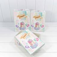 Коробки Прямоугольные Набор 1/3 30,5*22*12,5 Голубой 1/16 Арт: 7205010/1 - Коробки Прямоугольные Набор 1/3 30,5*22*12,5 Голубой 1/16 Арт: 7205010/1