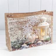 Пакет подарочный &quot;Новогодняя сказка&quot; (микс) 45*33*15 210г 1/20 1/120 Арт: 300389AA - Пакет подарочный "Новогодняя сказка" (микс) 45*33*15 210г 1/20 1/120 Арт: 300389AA