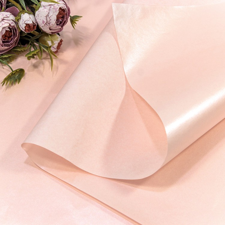 Бумага в листах "Тишью" Водостойкая 50*70 (20 шт.) Бледно-розовый 1/60 Арт: 0001102/11