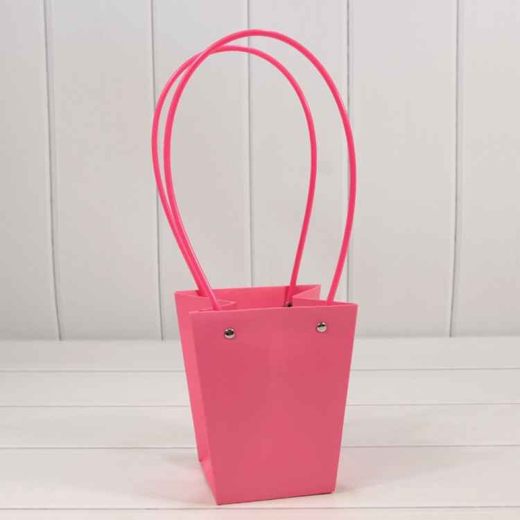 Пакет подарочный "Ваза для цветов" 15,5*13*9,5 Лиловый 1/10 1/150 Арт: 000170G/190