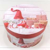 Коробки Круглые Набор 1/3 21*11,5 &quot;Гномик&quot; 1/30 Арт: 7302247/1653 - Коробки Круглые Набор 1/3 21*11,5 "Гномик" 1/30 Арт: 7302247/1653