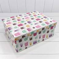 Коробки Прямоугольные Набор 1/15 42,5*33*17,6 "Короны" 1/2 Арт: 721902/1577 - Коробки Прямоугольные Набор 1/15 42,5*33*17,6 "Короны" 1/2 Арт: 721902/1577