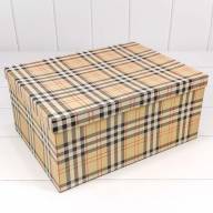 Коробки Прямоугольные Набор 1/10 34*26*15,3 "Клетка" Жёлтый 1/6 Арт: 721604/1438 - Коробки Прямоугольные Набор 1/10 34*26*15,3 "Клетка" Жёлтый 1/6 Арт: 721604/1438