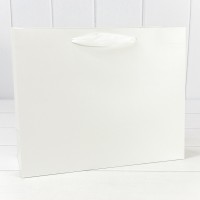 Пакет подарочный Белый 32*26*13 230г 1/20 1/240 Арт: 000200CA