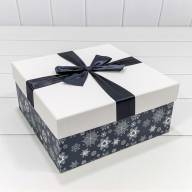 Коробки Квадратные Набор 1/3 24*24*11,5 &quot;Снежинки&quot; Синий 1/24 Арт: 720300-704 - Коробки Квадратные Набор 1/3 24*24*11,5 "Снежинки" Синий 1/24 Арт: 720300-704
