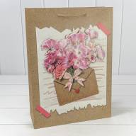 Пакет подарочный с 3D аппликацией "Цветы" (микс 115) 30*41,5*12 210г 1/20 1/120 Арт: 000115A - Пакет подарочный с 3D аппликацией "Цветы" (микс 115) 30*41,5*12 210г 1/20 1/120 Арт: 000115A