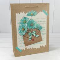 Пакет подарочный с 3D аппликацией "Цветы" (микс 115) 30*41,5*12 210г 1/20 1/120 Арт: 000115A - Пакет подарочный с 3D аппликацией "Цветы" (микс 115) 30*41,5*12 210г 1/20 1/120 Арт: 000115A