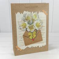 Пакет подарочный с 3D аппликацией "Цветы" (микс 115) 30*41,5*12 210г 1/20 1/120 Арт: 000115A - Пакет подарочный с 3D аппликацией "Цветы" (микс 115) 30*41,5*12 210г 1/20 1/120 Арт: 000115A