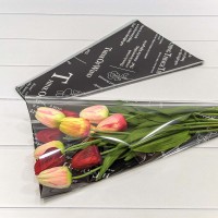 Плёнка в листах "Конус для цветов" 28*9*44 (50 шт.) Чёрный 1/100 Арт: 001530/1