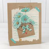 Пакет подарочный с 3D аппликацией "Цветы" (микс 115) 18*23*10 210г 1/20 1/360 Арт: 000115E - Пакет подарочный с 3D аппликацией "Цветы" (микс 115) 18*23*10 210г 1/20 1/360 Арт: 000115E