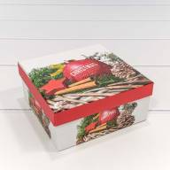 Коробки Квадратные Набор 1/3 15*15*6,9 &quot;Новый год&quot;- 2107 1/60 Арт: 7302274/2107 - Коробки Квадратные Набор 1/3 15*15*6,9 "Новый год"- 2107 1/60 Арт: 7302274/2107